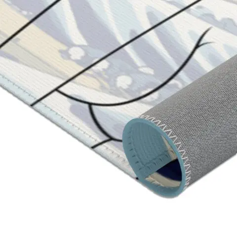 Great Wave Off Ahegao Rug - Image 9